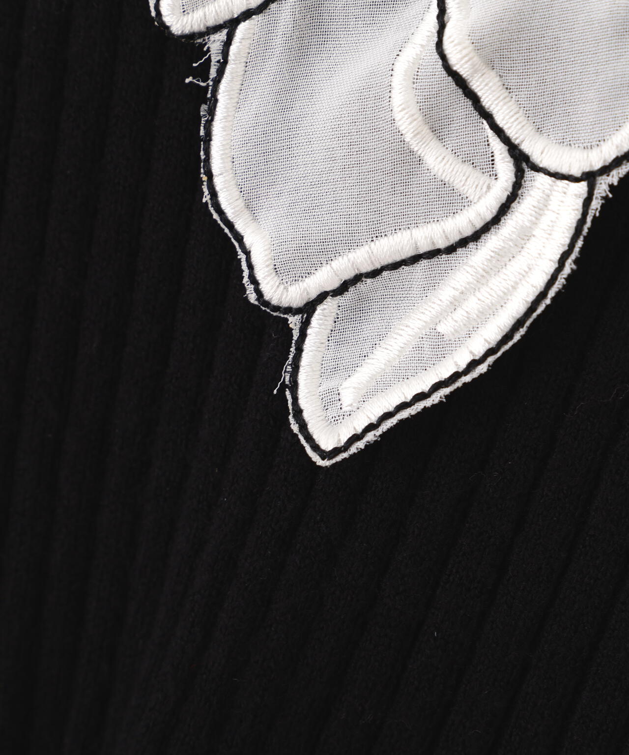 レース襟付きニット | PROPORTION BODY DRESSING（プロポーション