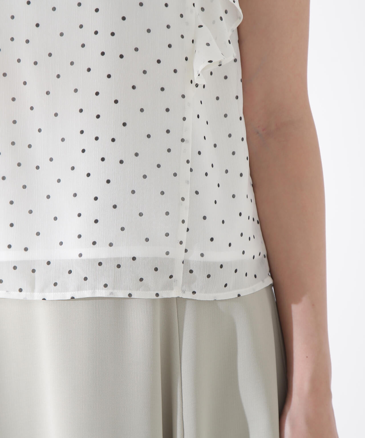 ドット柄半袖ブラウス | PROPORTION BODY DRESSING（プロポーション