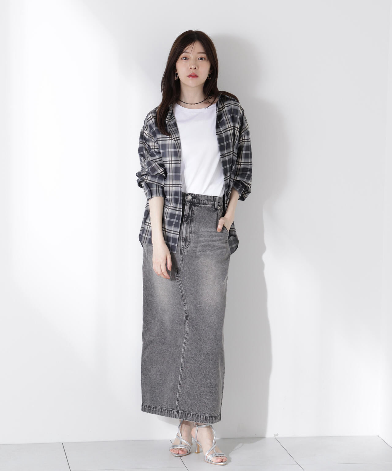 デニムナロースカート | PROPORTION BODY DRESSING（プロポーション