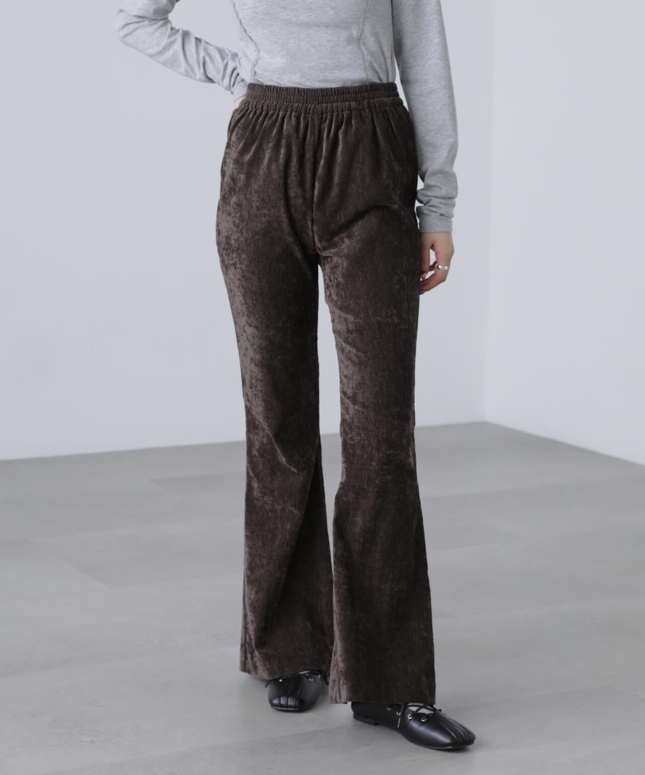 ベロアフレアレギンスパンツ | FREE'S MART（フリーズマート