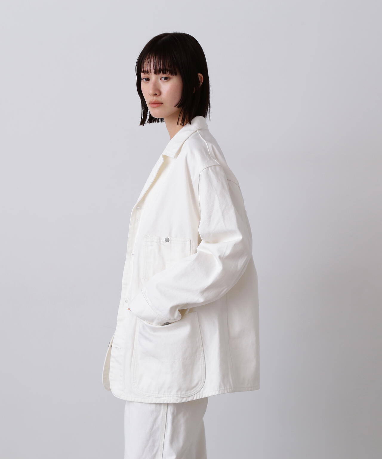 Y / 13oz ORGANIC COTTON DENIM COVERALL JACKET | YLÈVE（イレーヴ