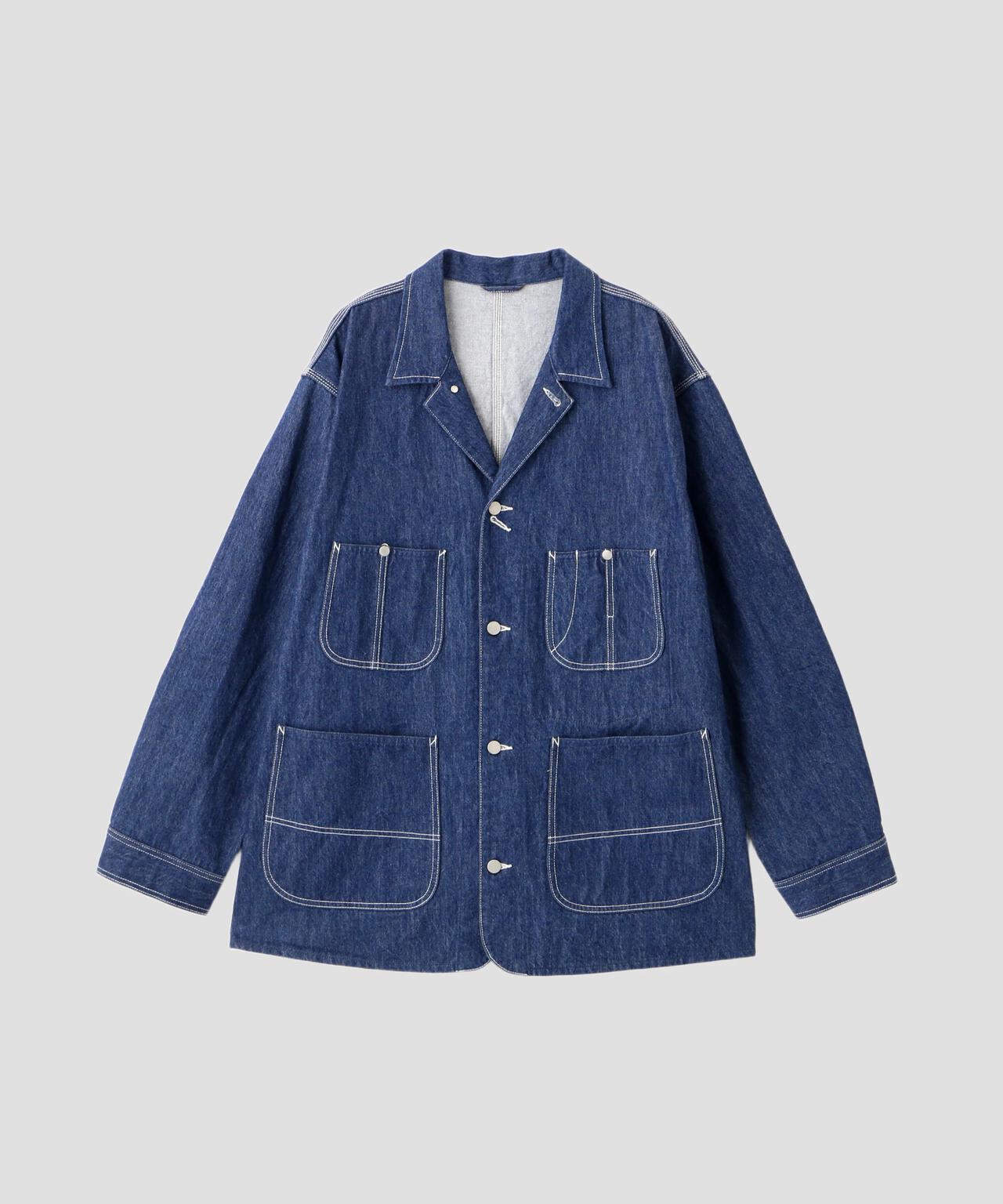 Y / 13oz ORGANIC COTTON DENIM COVERALL JACKET | YLÈVE（イレーヴ