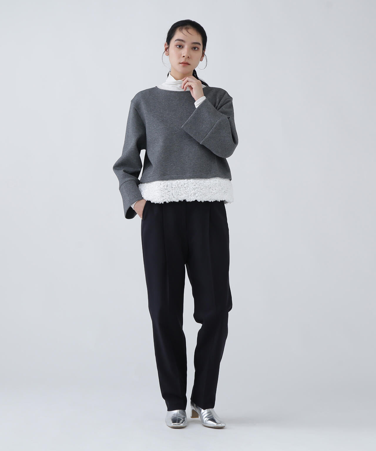 好きを着て気分が高まる】甘さを着替える2WAYダンボールプルオーバー