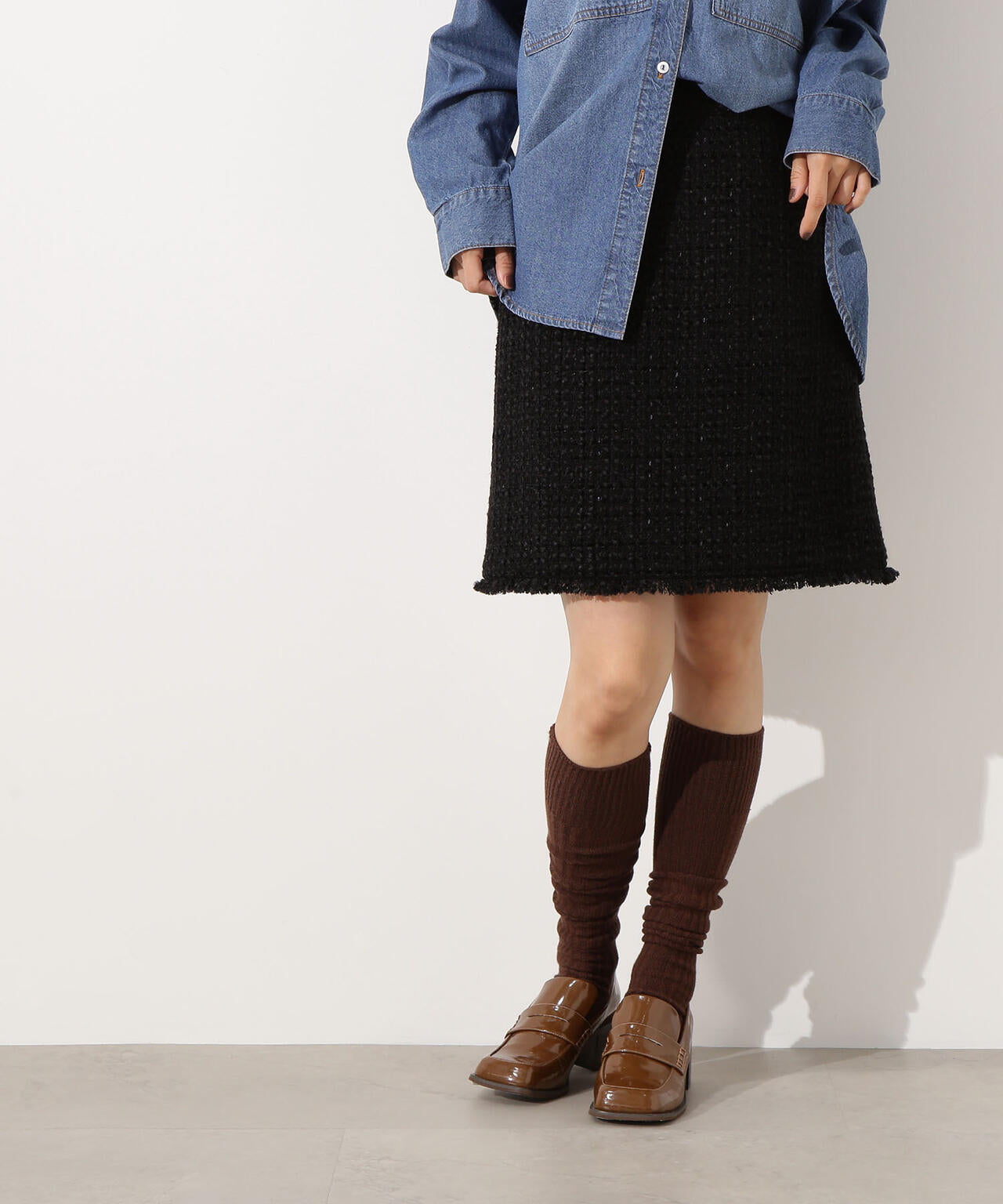 ツイード SETUP スカート | N. Natural Beauty Basic*（エヌ