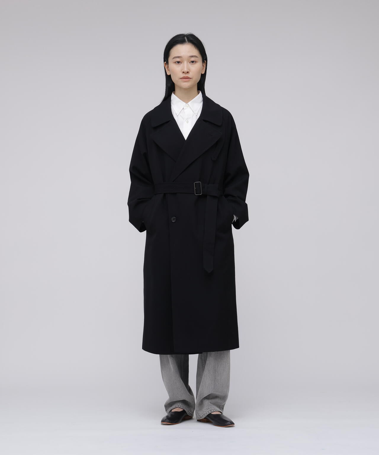 blurhms / WOOL GABARDINE TRENCH COAT | THE LIBRARY（ザ ライブ