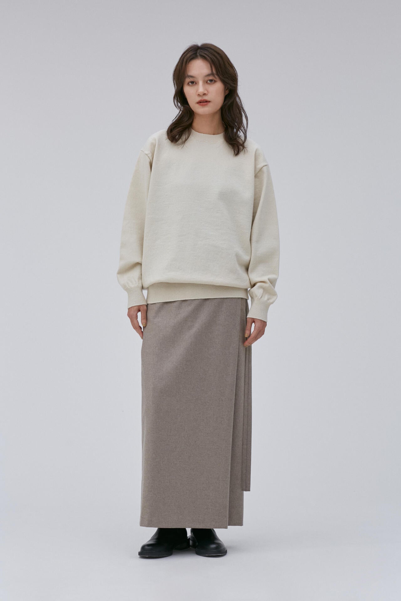 Yonetomi / RIGID CASHMERE KNIT P/O | THE LIBRARY（ザ ライブラリー