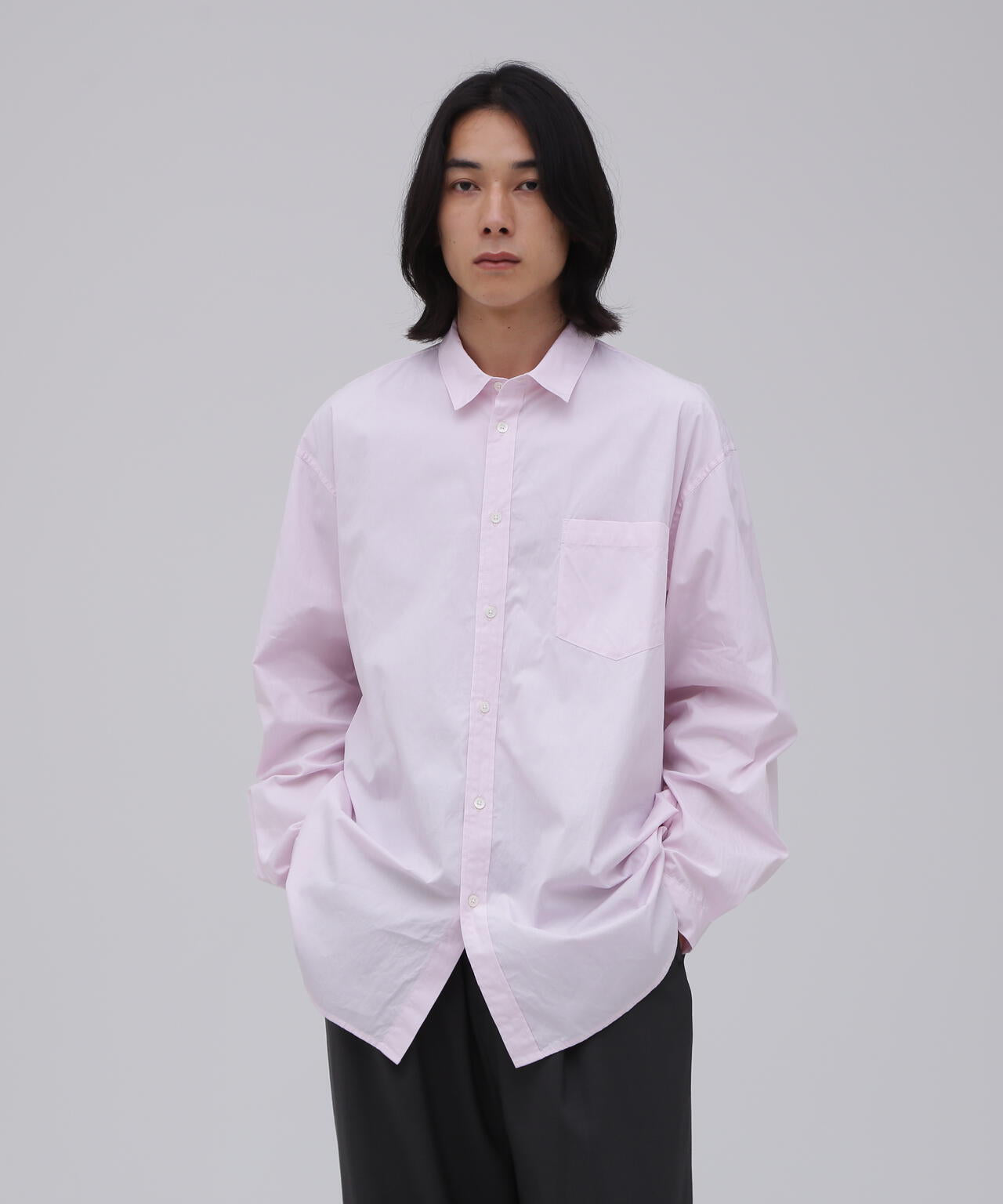 ATON / GIZA BROAD WASHED SHIRT | THE LIBRARY（ザ ライブラリー