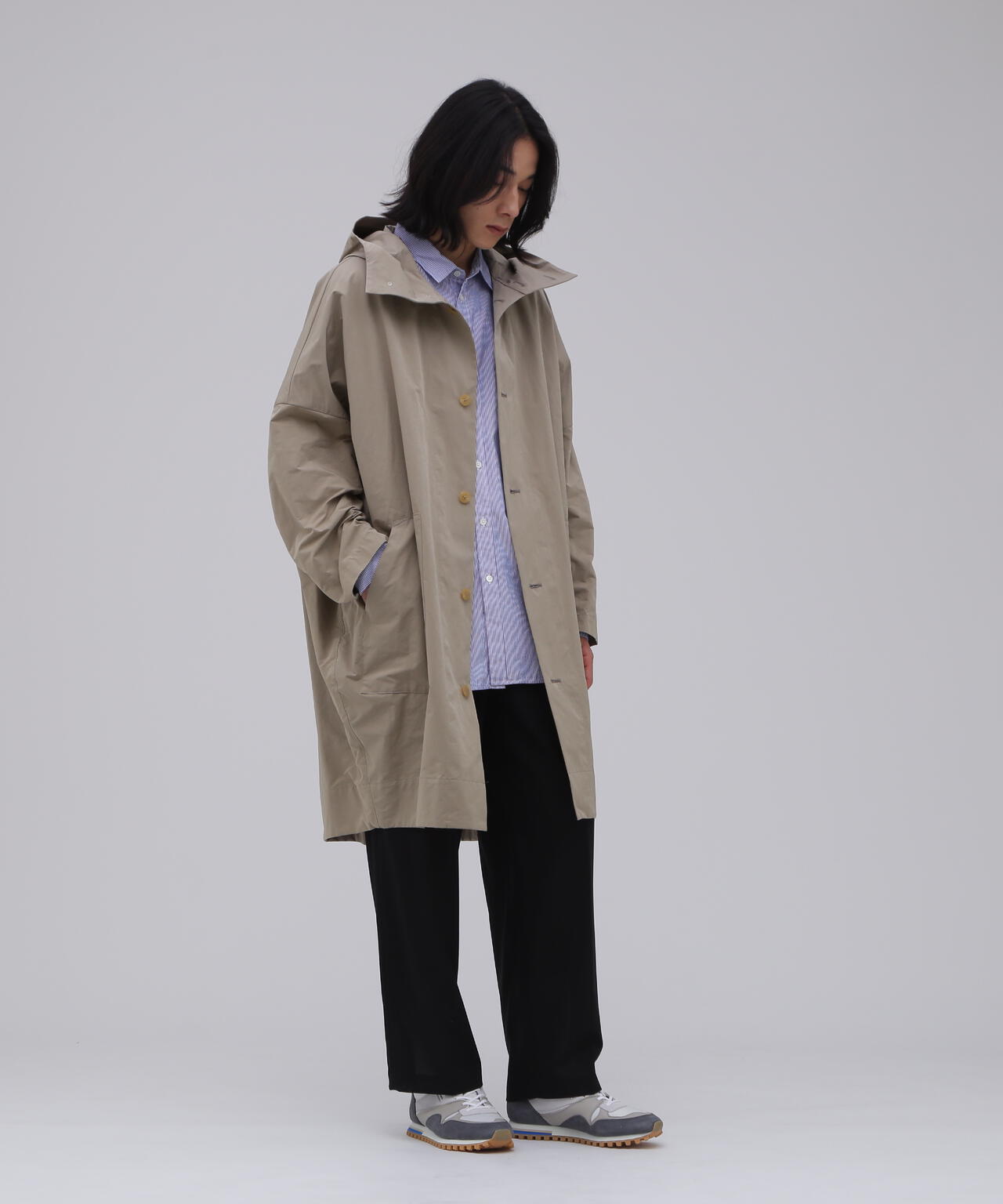 THE LIBRARY / [UNISEX] N/P WEATHER COAT | THE LIBRARY（ザ ライブ
