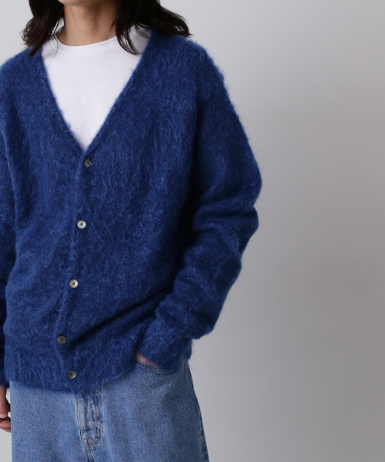 YLEVE / MOHAIR NAPPING KNIT CARDIGAN | YLÈVE（イレーヴ） ｜【公式