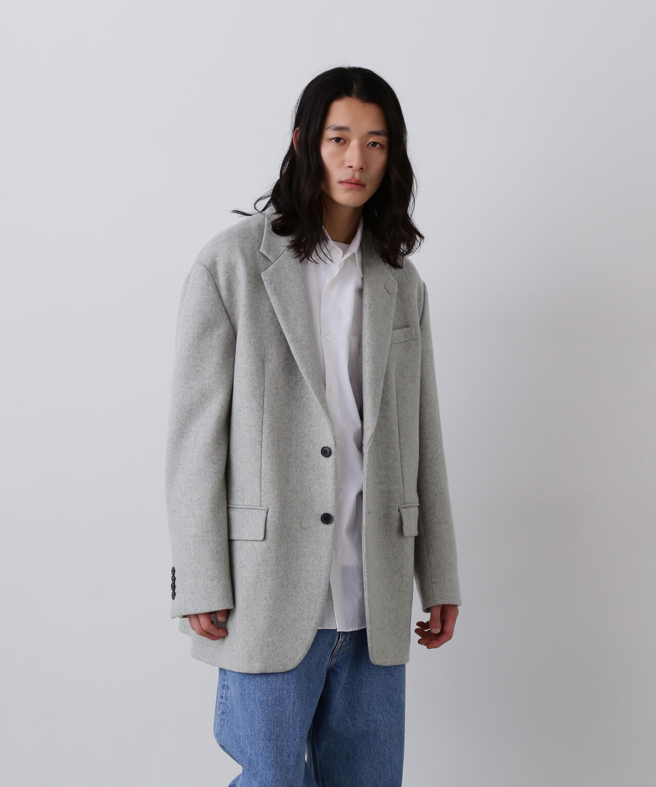 YLEVE / NON MULESING WOOL OVERDYE MELTON JACKET | YLÈVE（イレーヴ