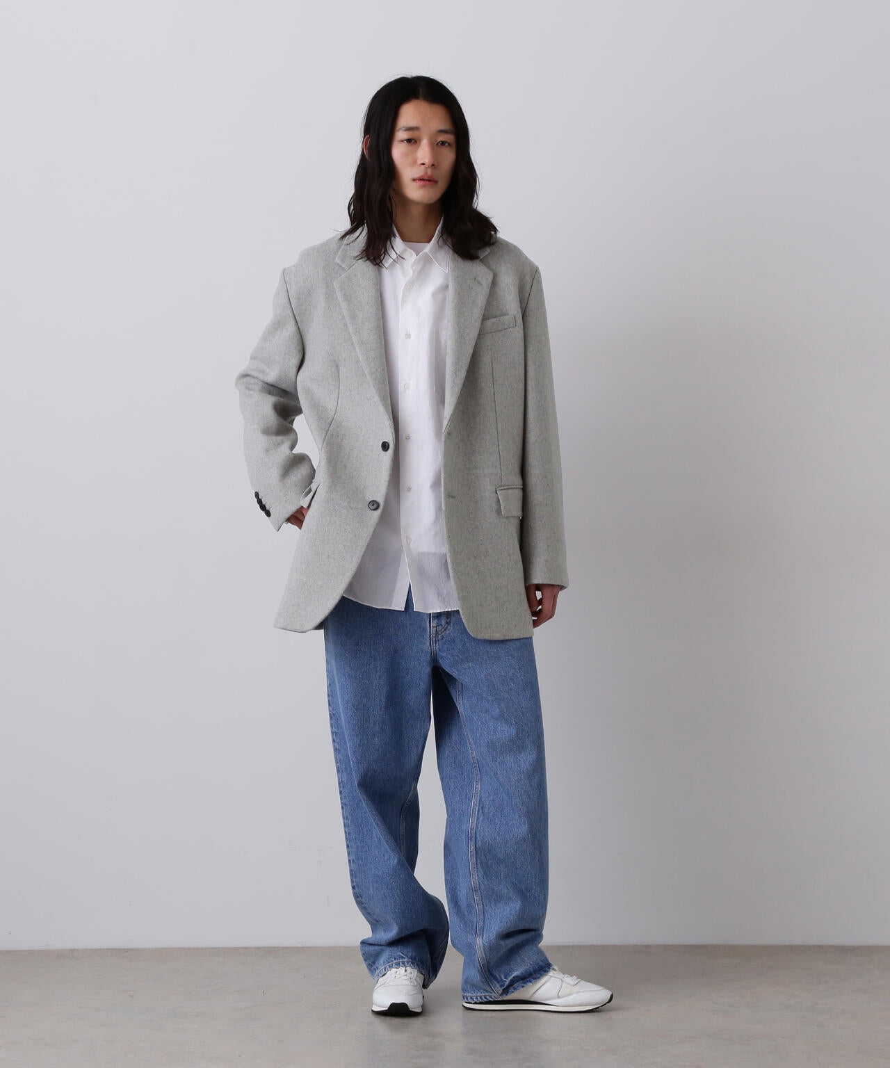 YLEVE / NON MULESING WOOL OVERDYE MELTON JACKET | YLÈVE（イレーヴ