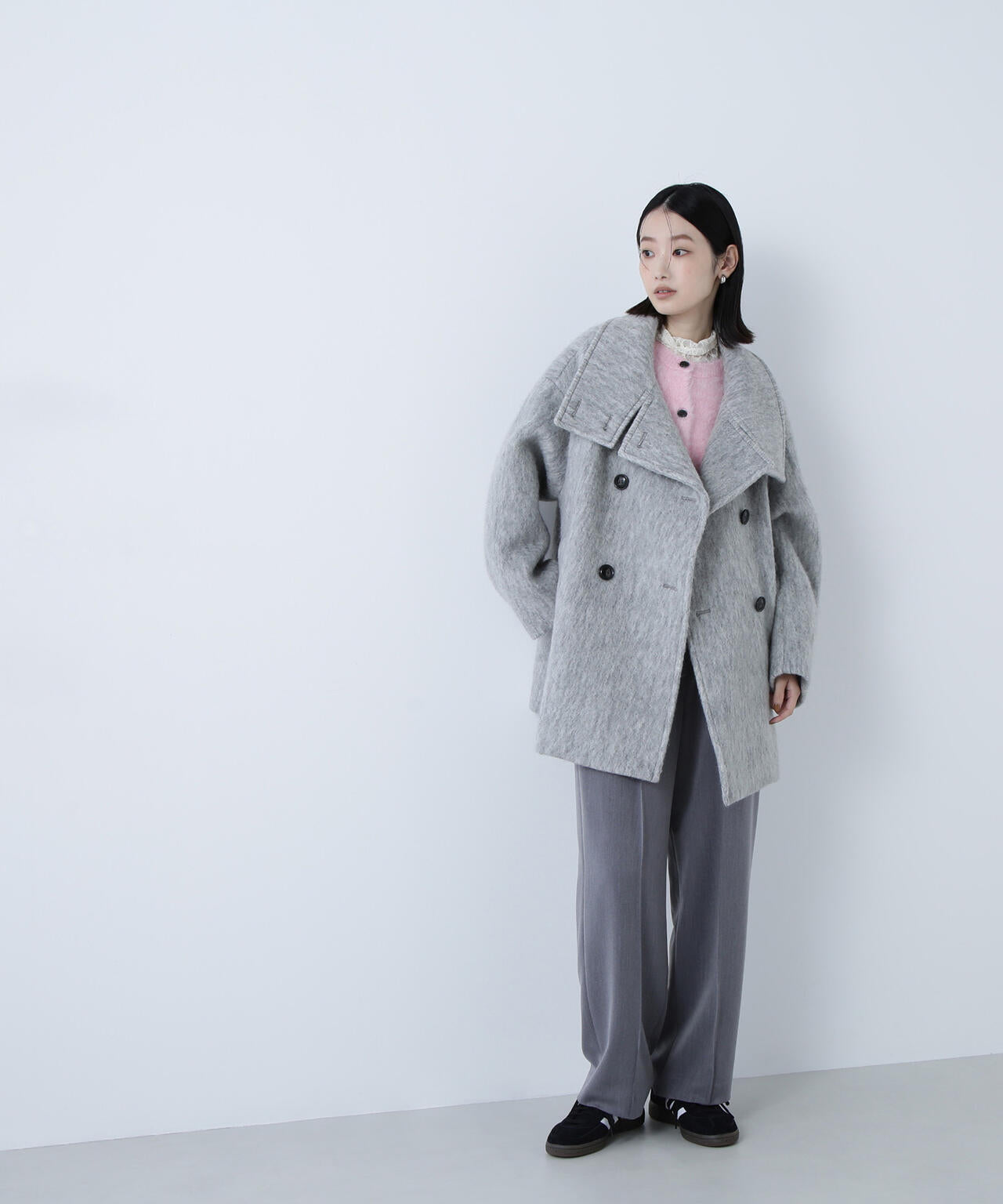 Oggi掲載】スタンドネックシャギーミディコート | NATURAL BEAUTY