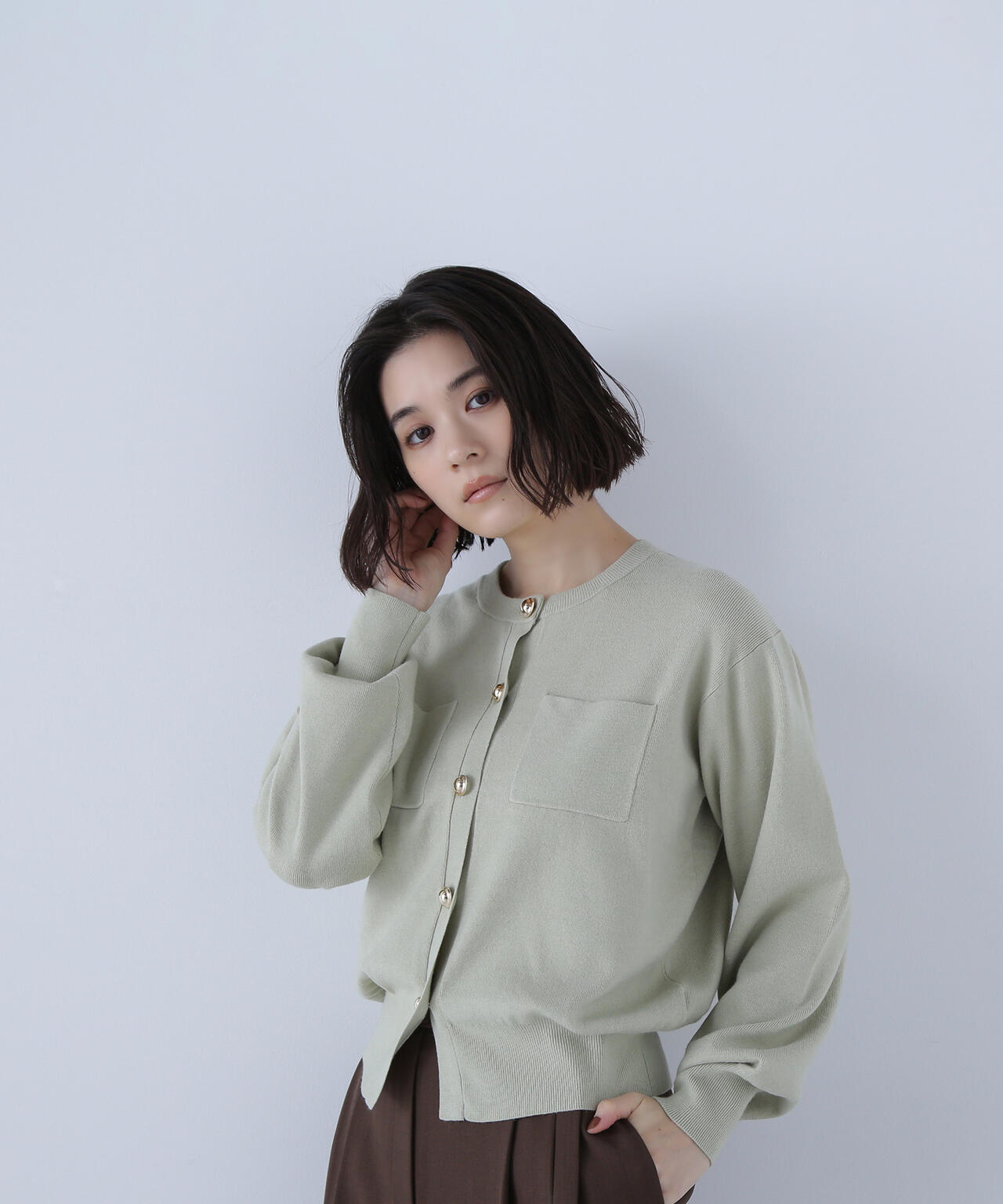 Oggi掲載】2wayカラーニットジャケット | NATURAL BEAUTY BASIC