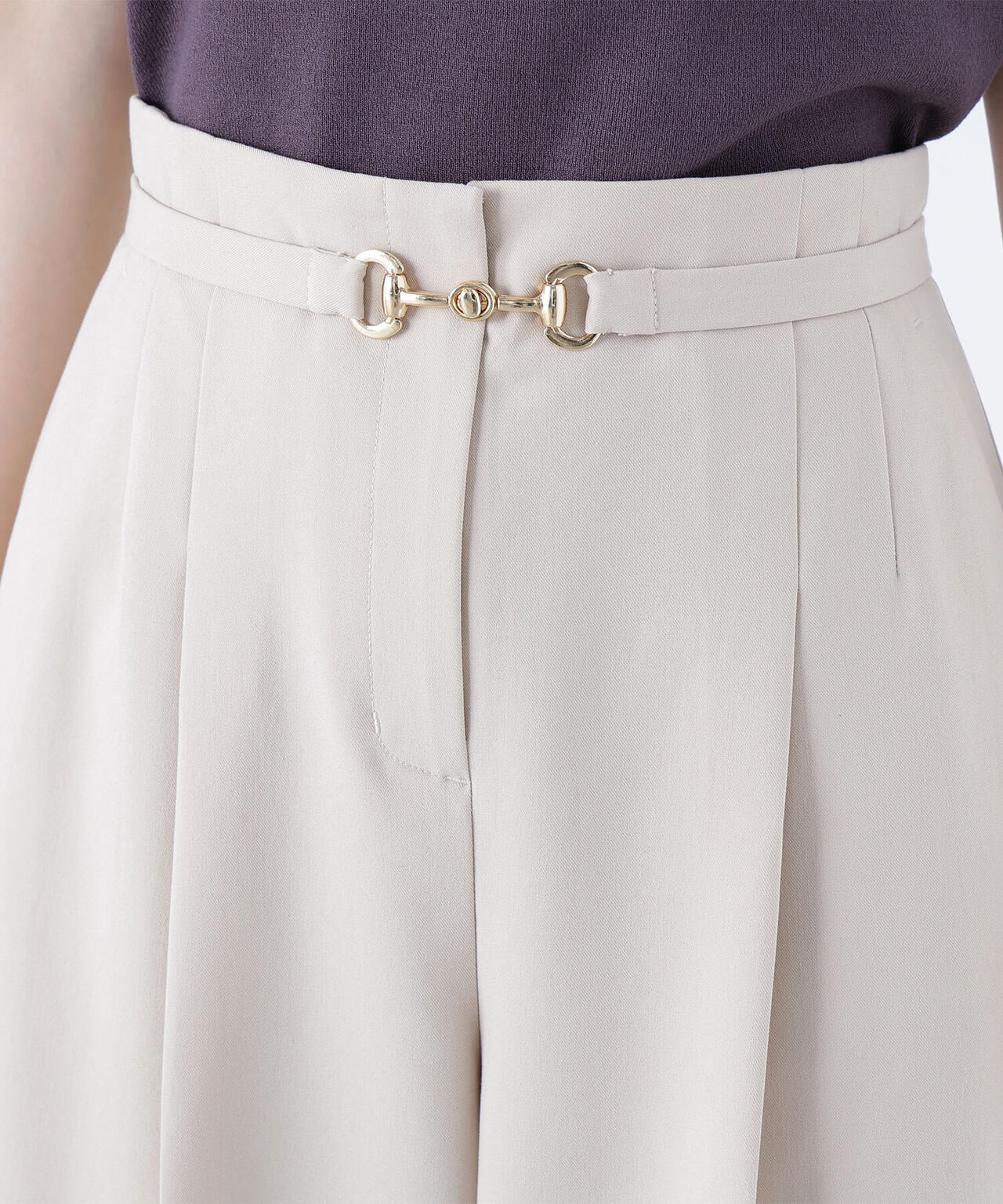 ビットベルトワイドパンツ | NATURAL BEAUTY BASIC（ナチュラル