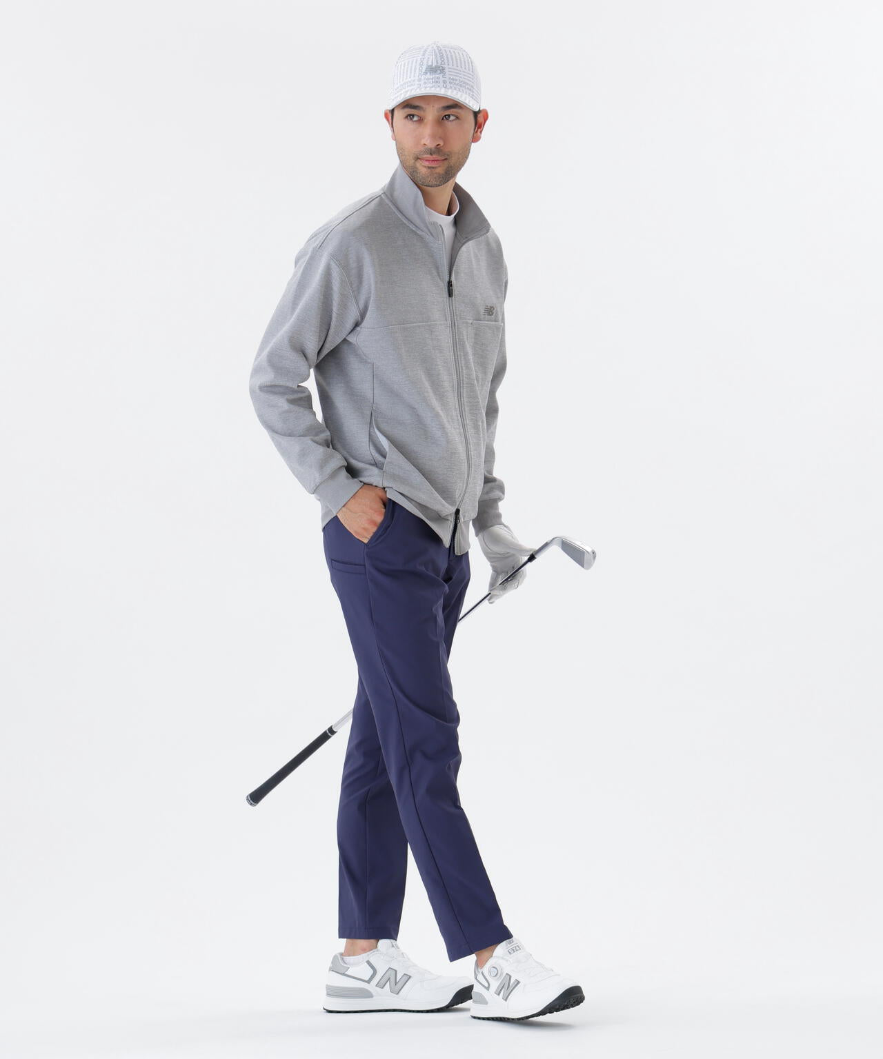 スウェット フルジップ スタンドネック プルオーバー (MENS) | new