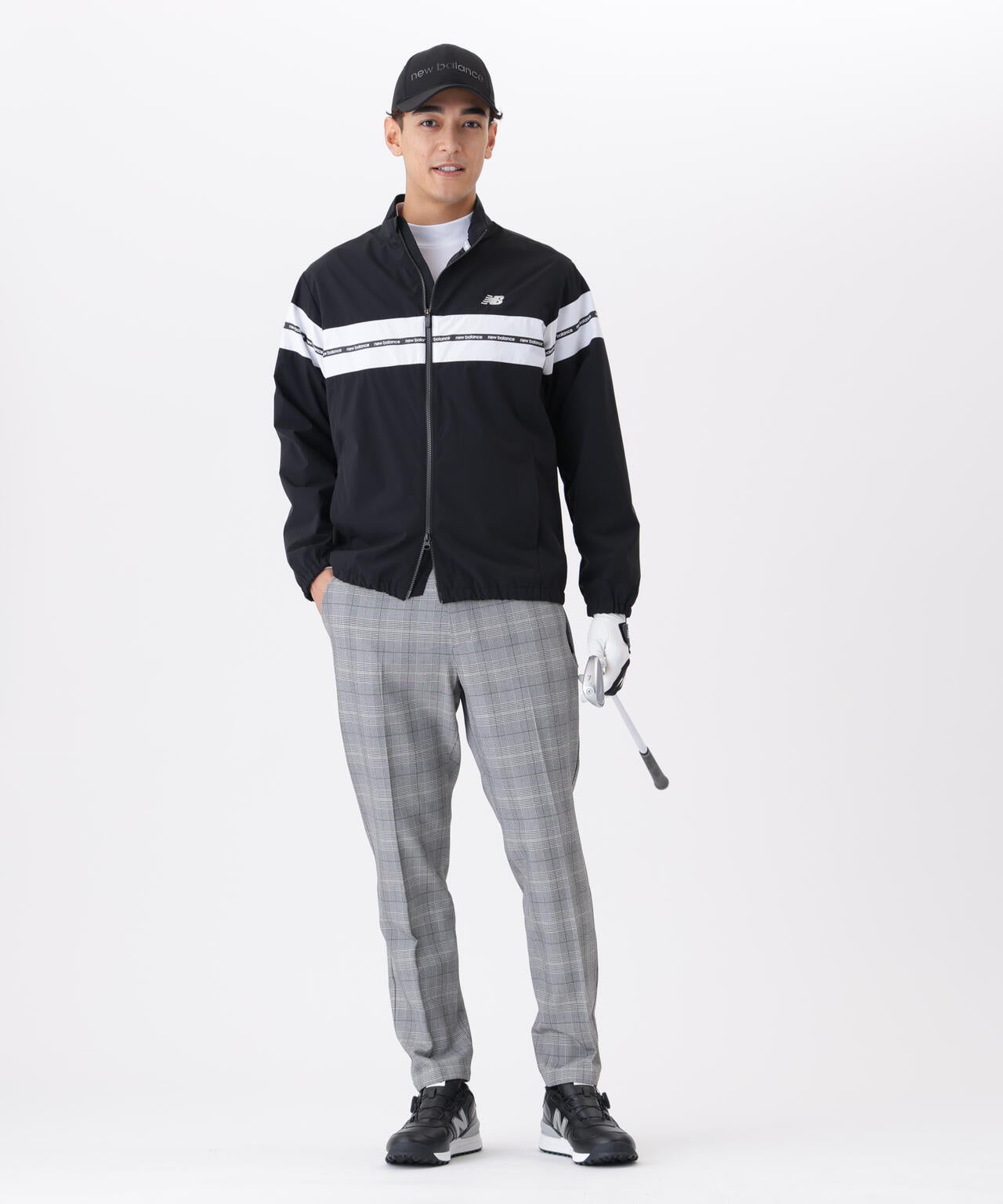 撥水 ストレッチ フルジップ ウインド ブルゾン (MENS) | new balance