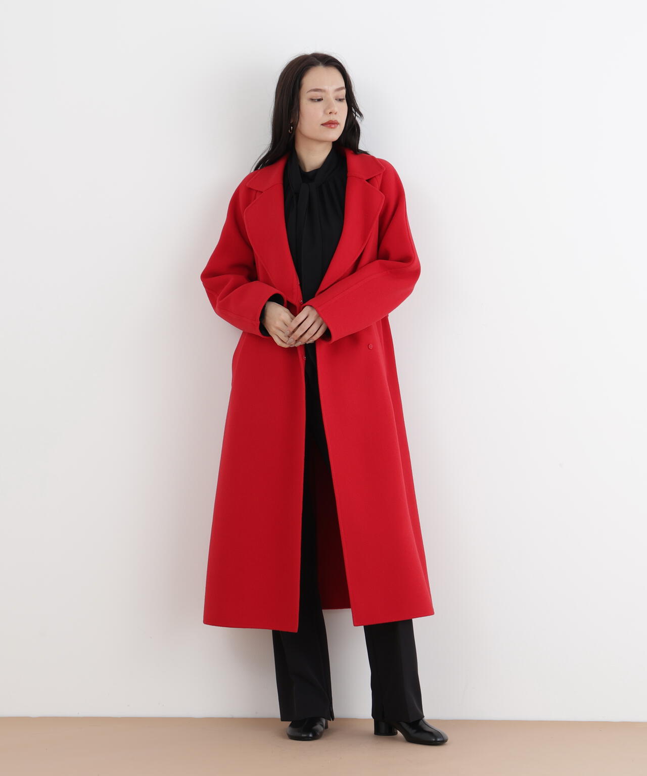 ベルテッドリバーコート | PINKY&DIANNE（ピンキー&ダイアン