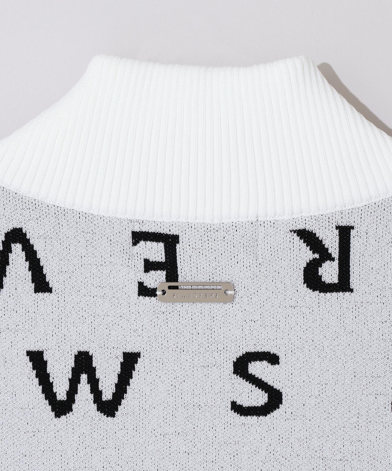 14Gロゴジャガードフルジップニット (WOMENS) | St ANDREWS（セント