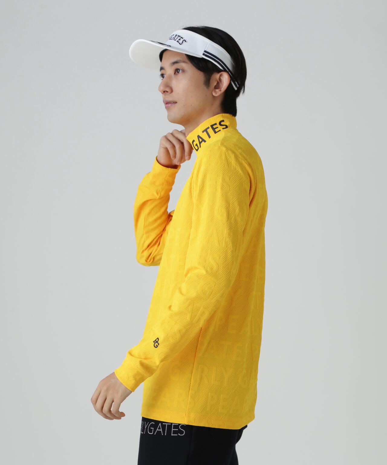 3Dベアジャガード長袖ハイネックカットソー | PEARLY GATES（パーリー