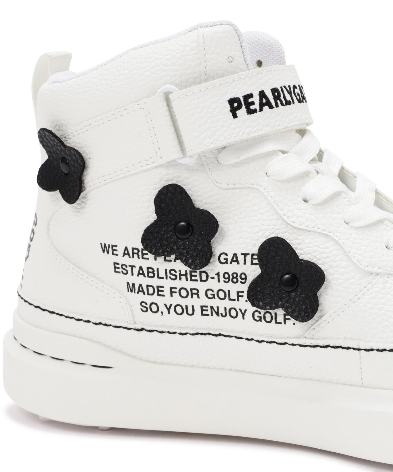 ロゴ×花柄ハイカットシューズ (MENS) | PEARLY GATES（パーリーゲイツ