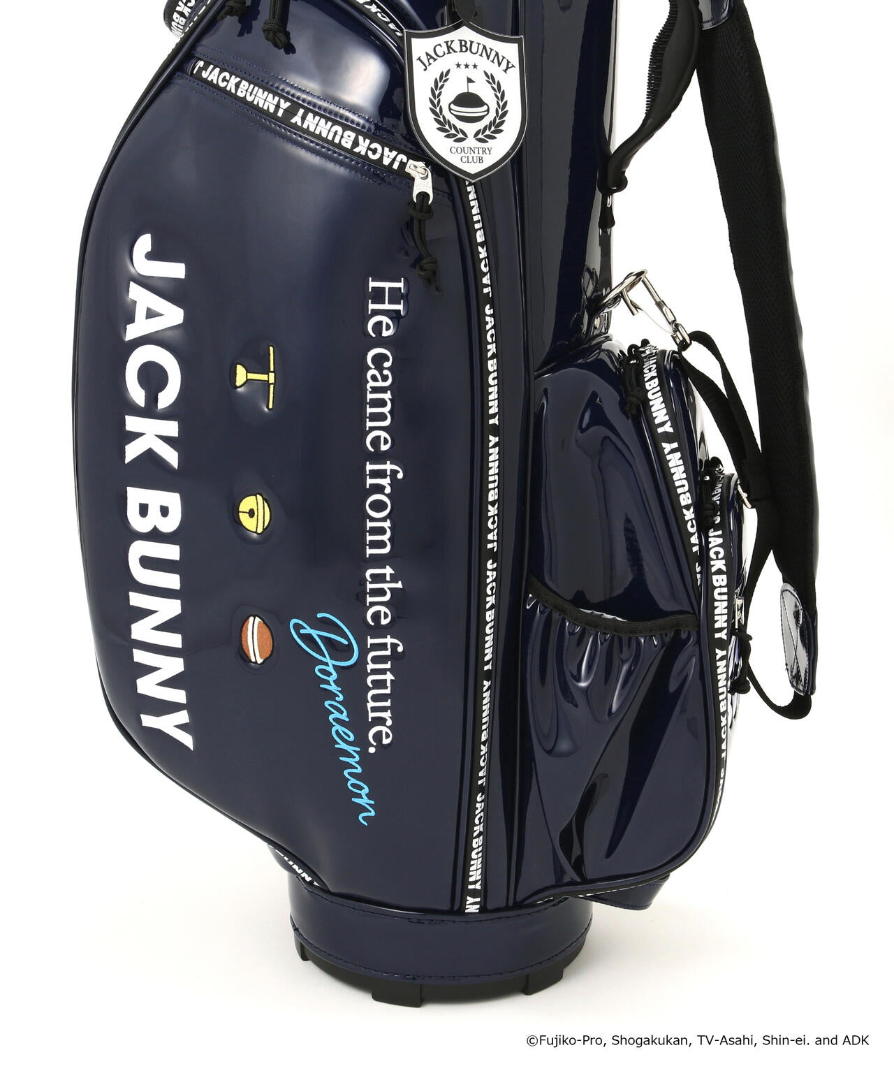 ドラえもん】自立型エナメルキャディバッグ (46インチ対応) (UNISEX