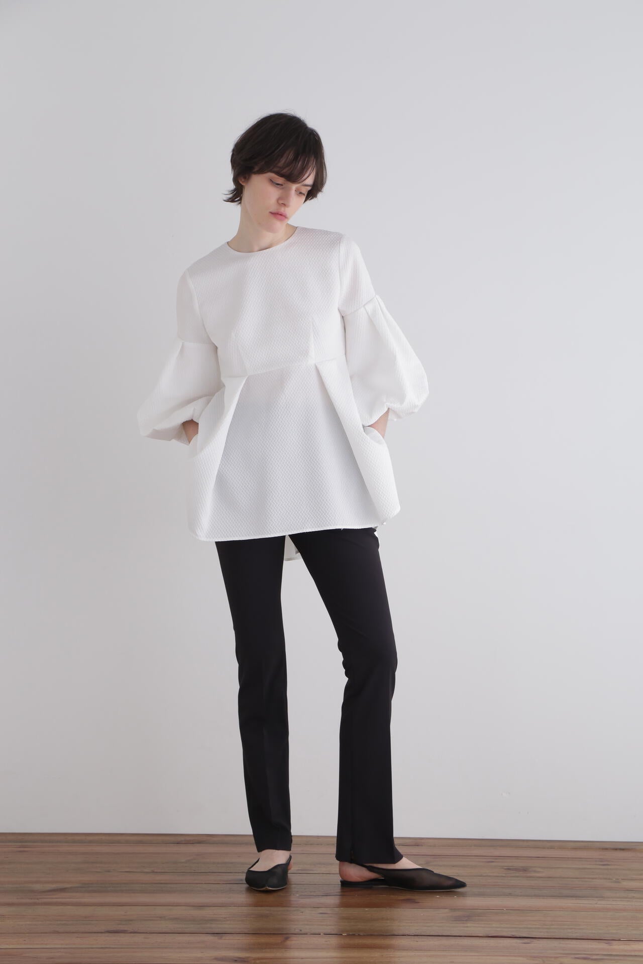 ジャガードブラウス | LE PHIL（ル フィル） ｜【公式】通販mix.tokyo