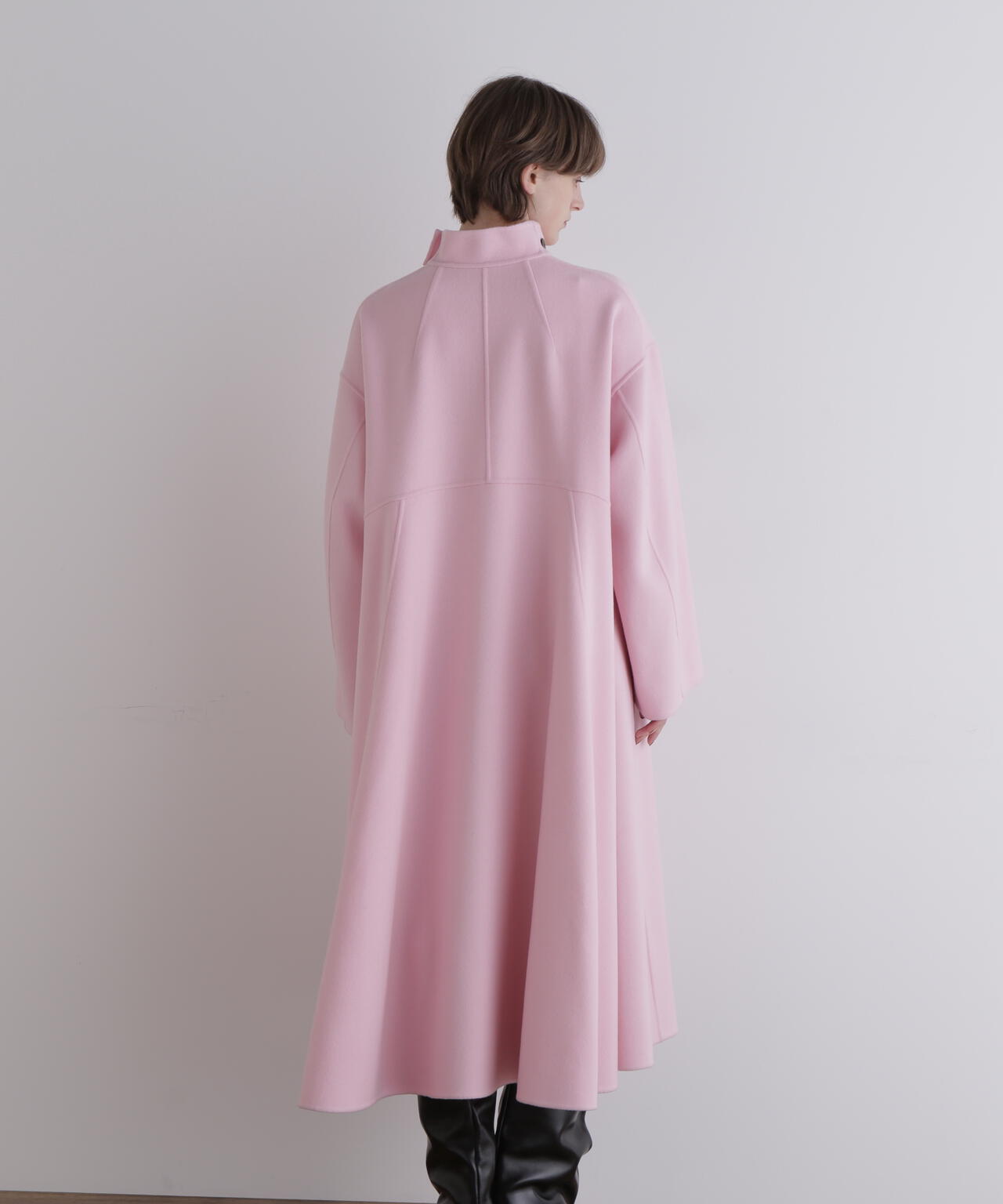 ソフトウールリバースタンドカラーコート | LE PHIL（ル フィル