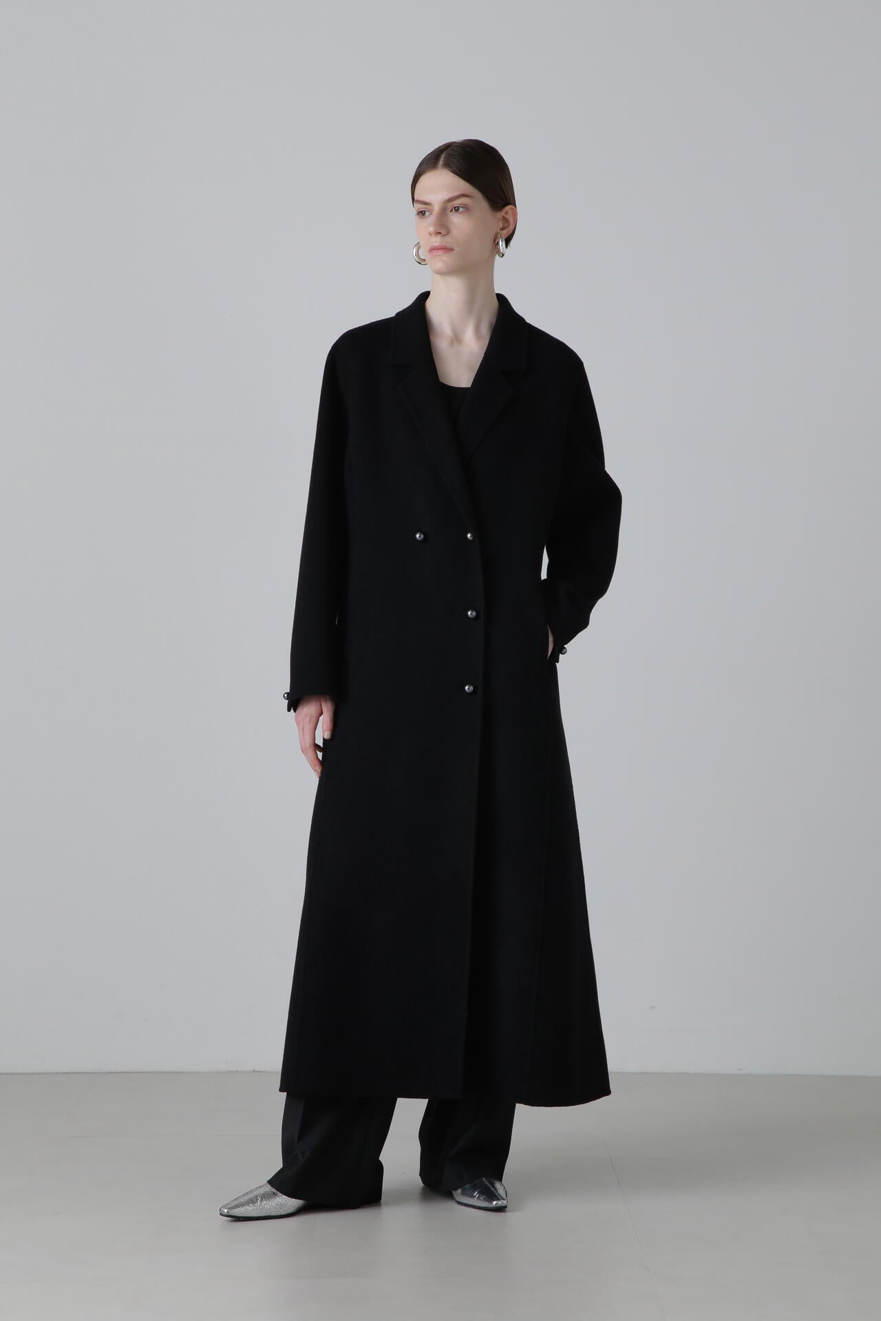 ソリッドウールリバーロングコート | ADORE（アドーア） ｜【公式