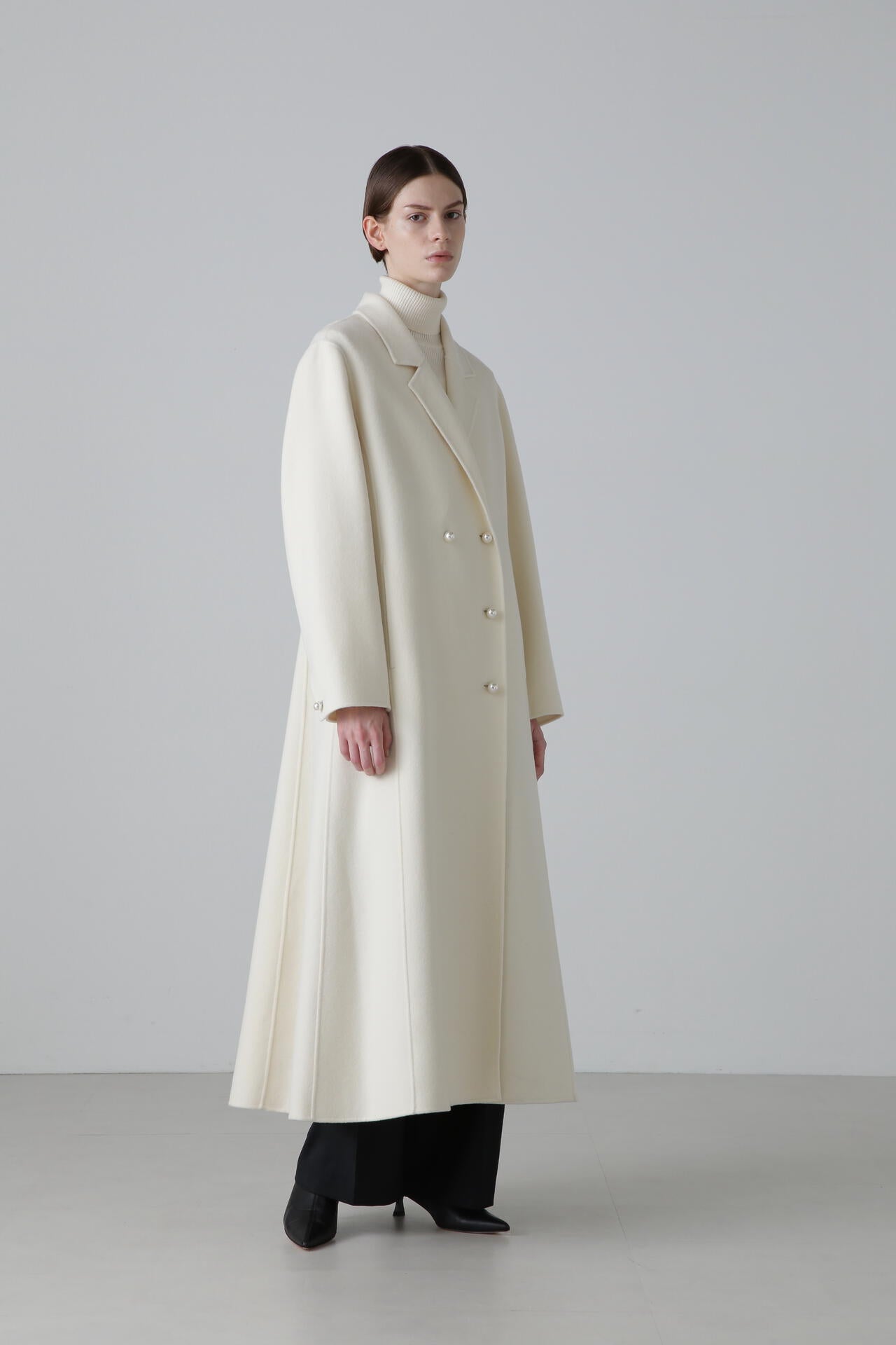 ソリッドウールリバーロングコート | ADORE（アドーア） ｜【公式