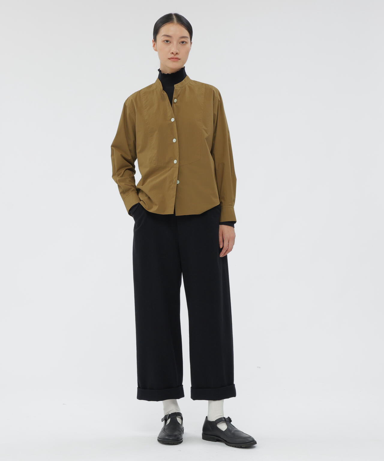 MILLED WOOL TWILL TROUSERS | MARGARET HOWELL（マーガレット