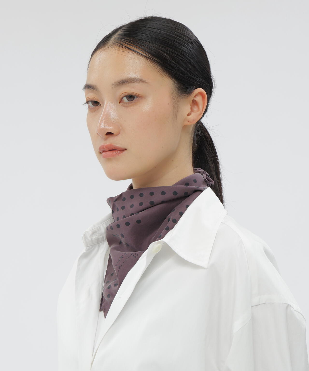 ARCHIVE POLKA DOT SCARF | MARGARET HOWELL（マーガレット・ハウエル