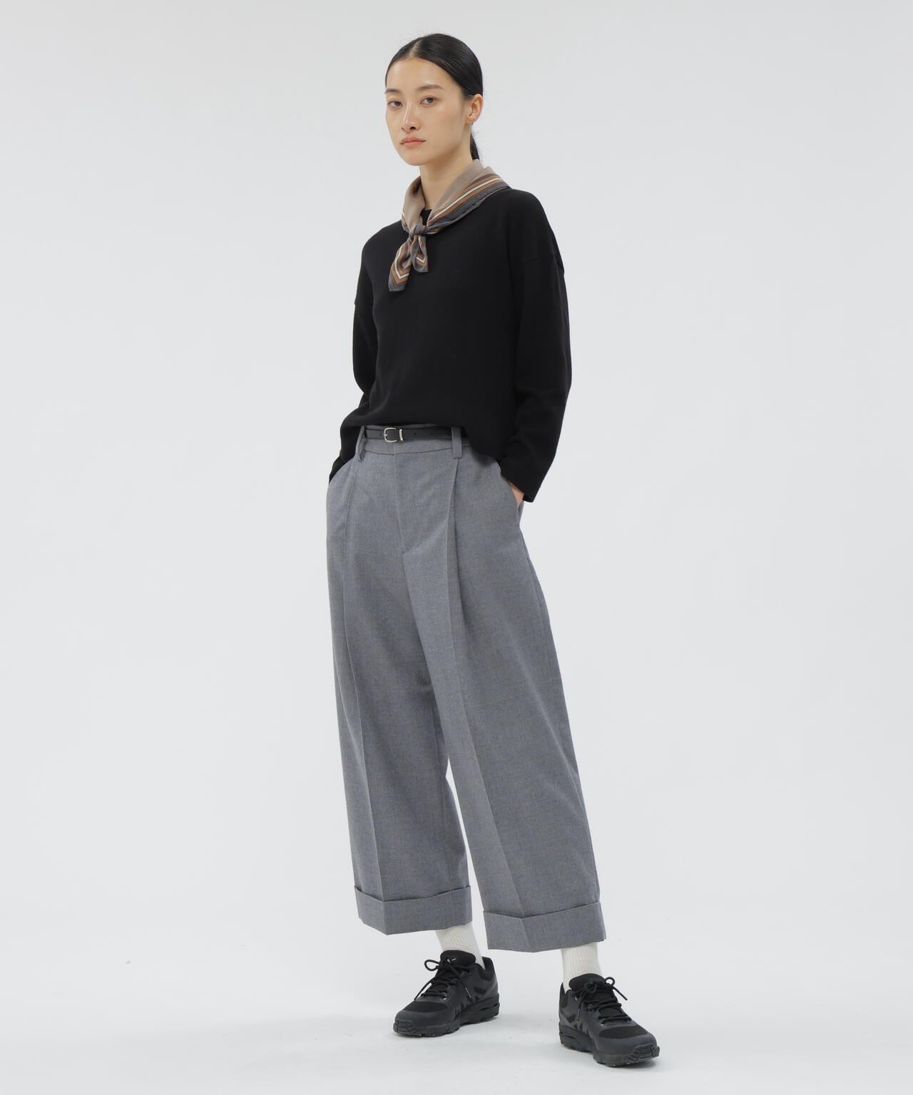 ARCHIVE BORDER SCARF | MARGARET HOWELL（マーガレット・ハウエル