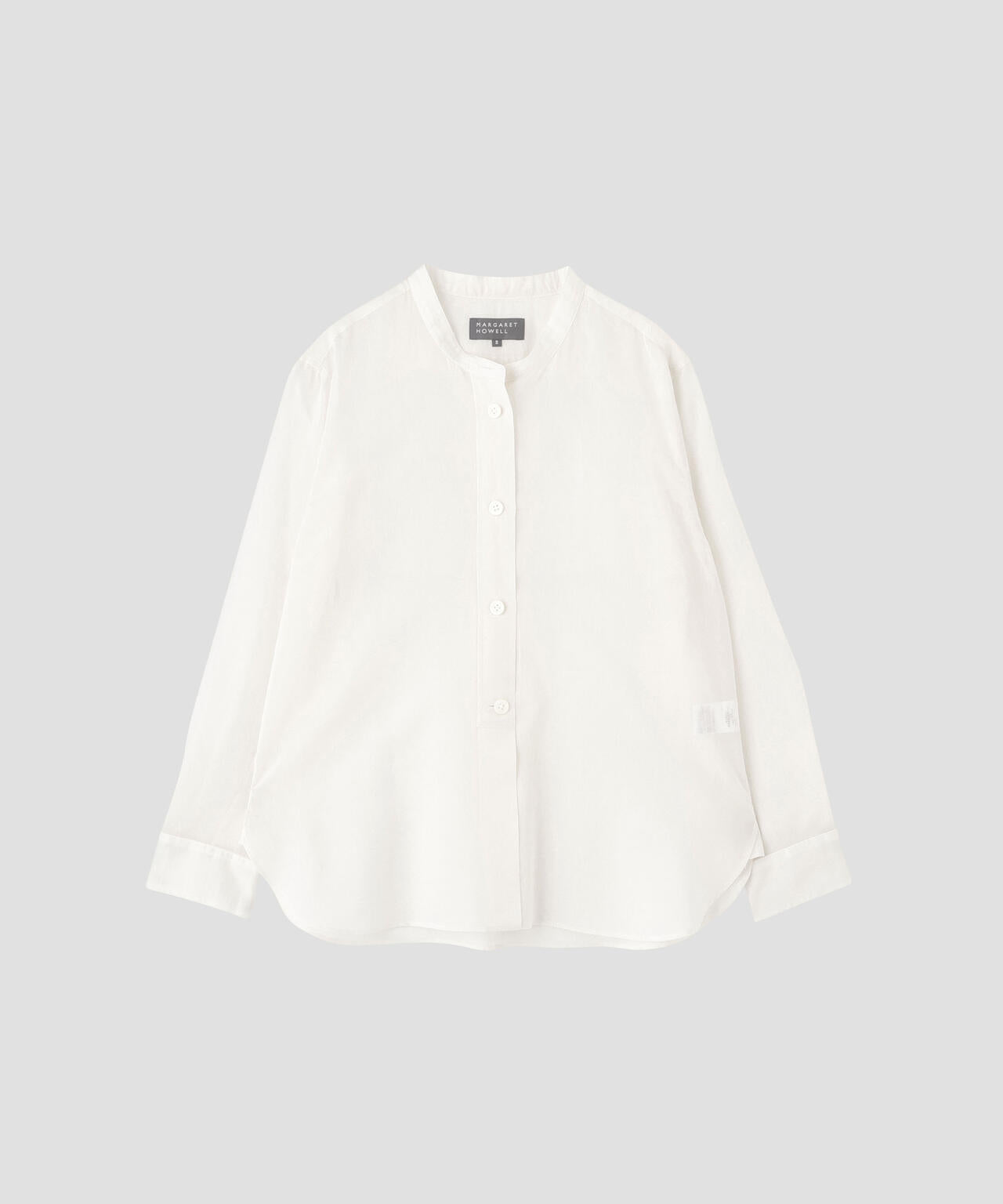 COTTON SILK STRIPE SHIRT | MARGARET HOWELL（マーガレット・ハウエル