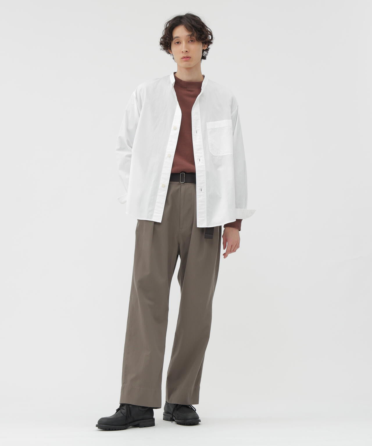 GARMENT DYE COTTON SHIRTING SHIRT | MARGARET HOWELL（マーガレット