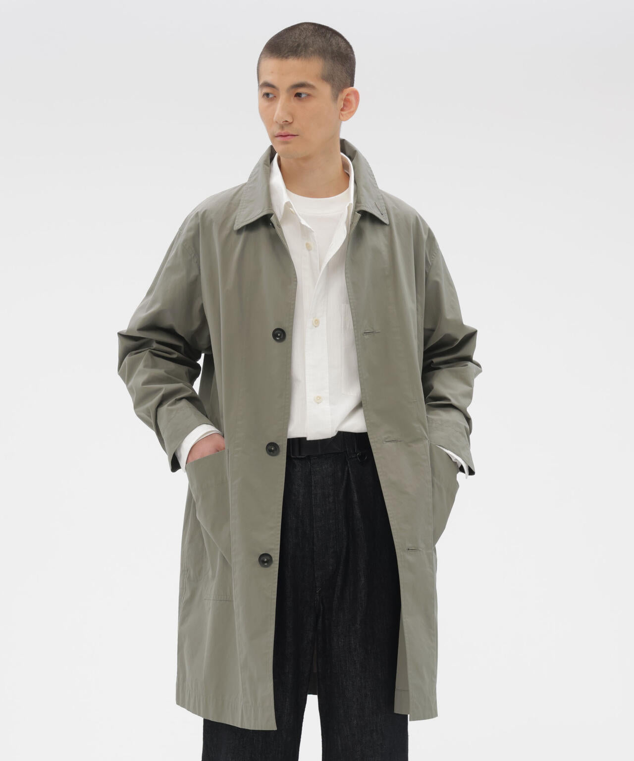 PROOFED COTTON POPLIN COAT | MARGARET HOWELL（マーガレット