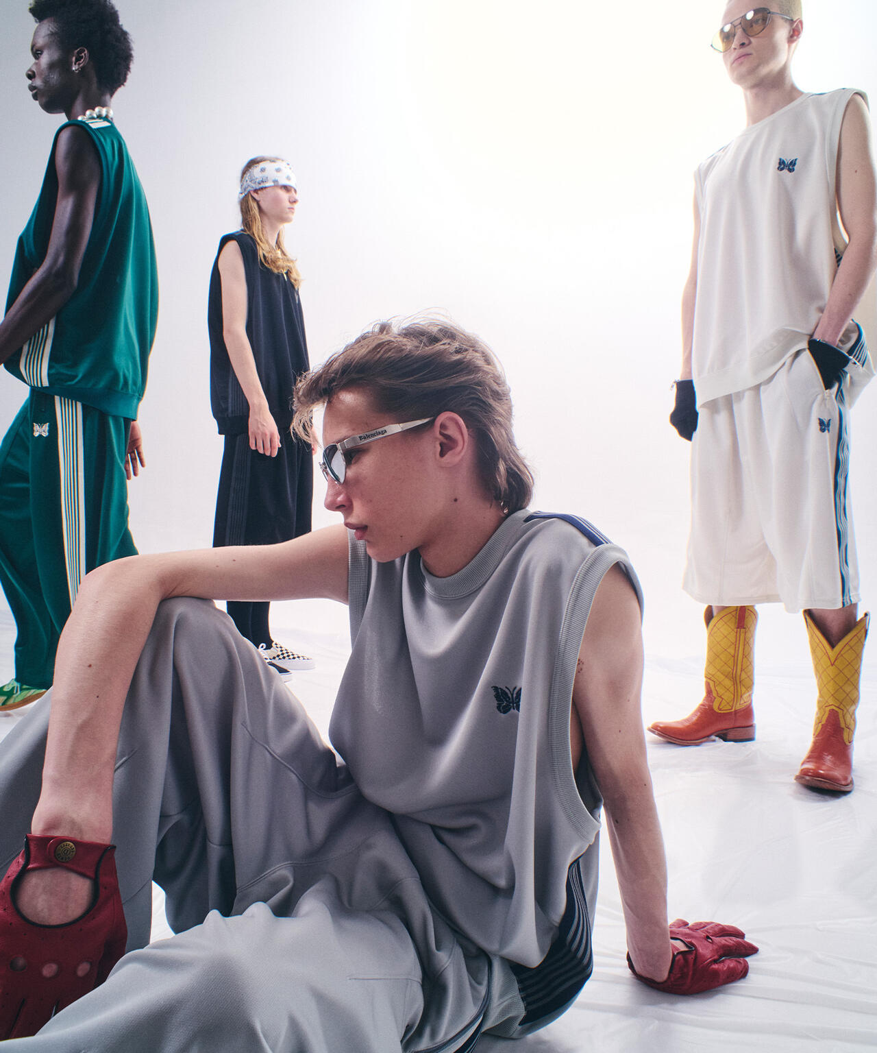 NEEDLES/ニードルズ/【LHP EXCLUSIVE】TRACK CREW NECK | L.H.P