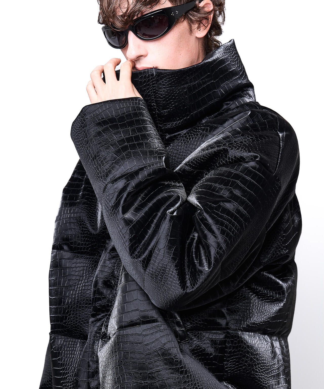 DankeSchon/ダンケシェーン/PU SHORT BLOUSON CROCODILE | L.H.P