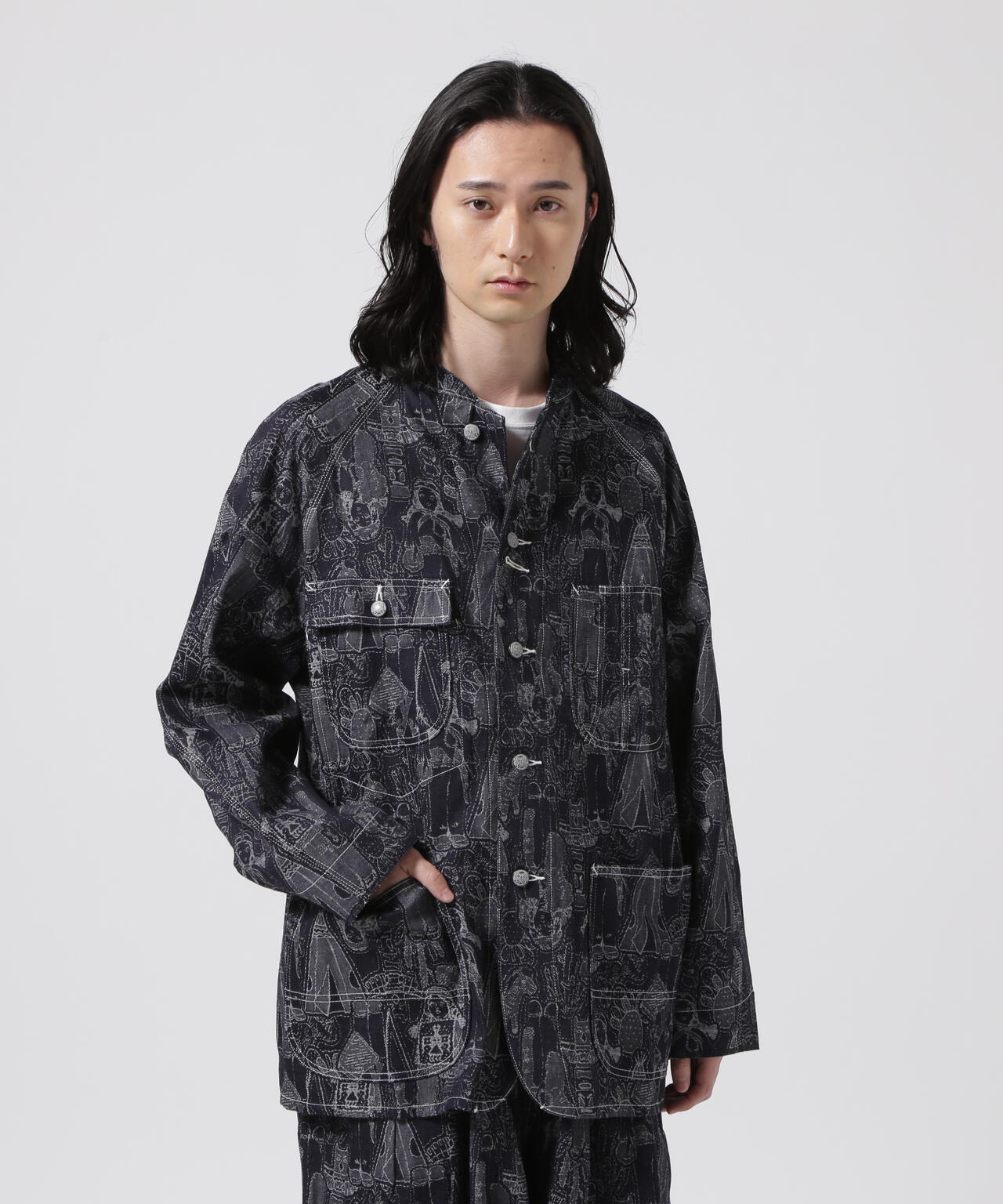 NEEDLES / CHORE COAT - 7OZ DENIM / NATIVE AMERICAN DOLL JQ. | B