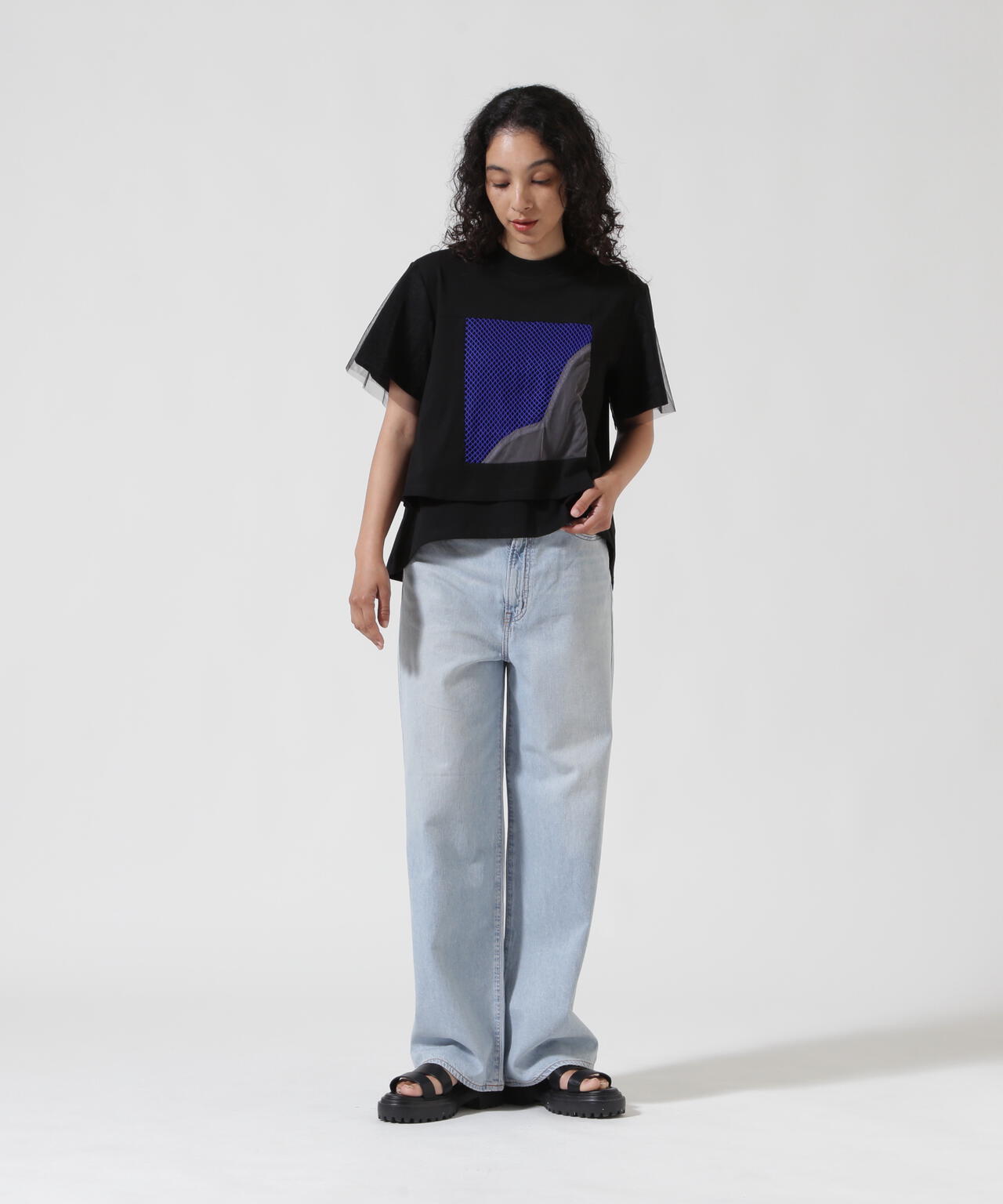 AULA AILA（アウラ アイラ）別注メッシュコンビネーションT | B'2nd