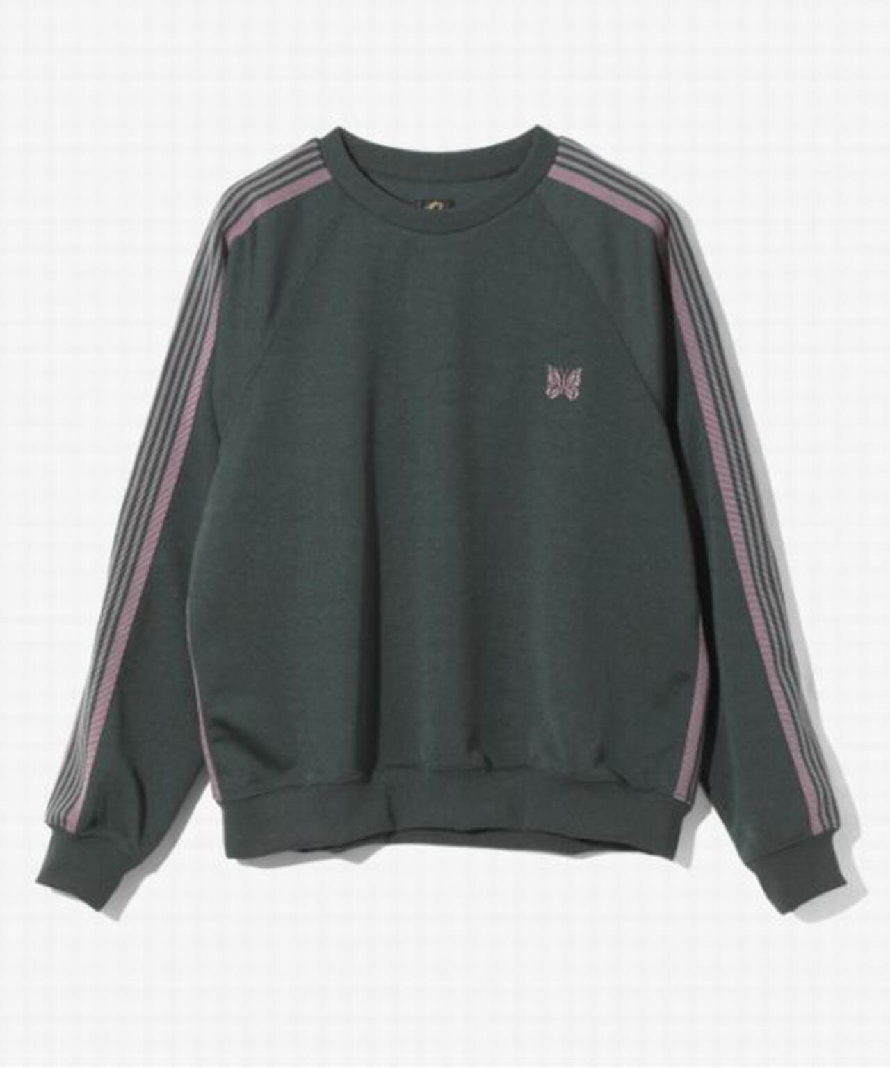 NEEDLES ニードルズ / Track Crew Neck Shirt - Poly Smooth RW315 | B