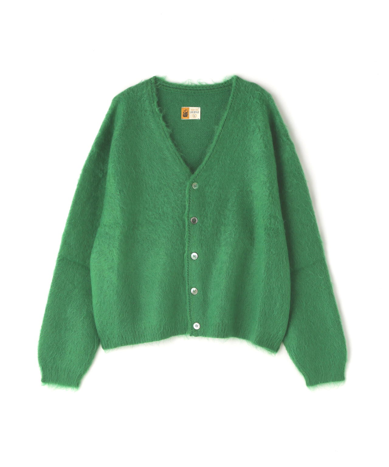 SAINT MICHAEL/セント マイケル/CARDIGAN/MOHAIR/GREEN | ROYAL FLASH