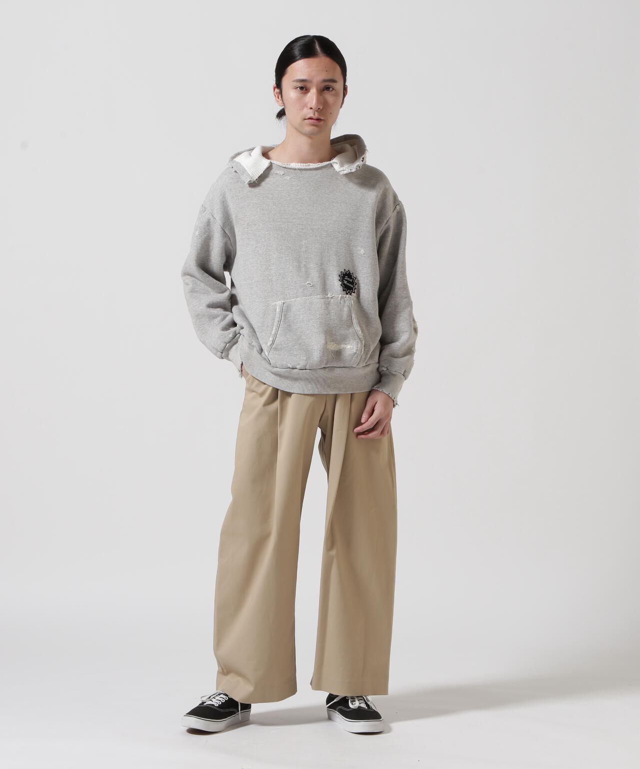 SAINT MICHAEL/セント マイケル/HOODIE/DOUBLE FACE/GRAY | ROYAL