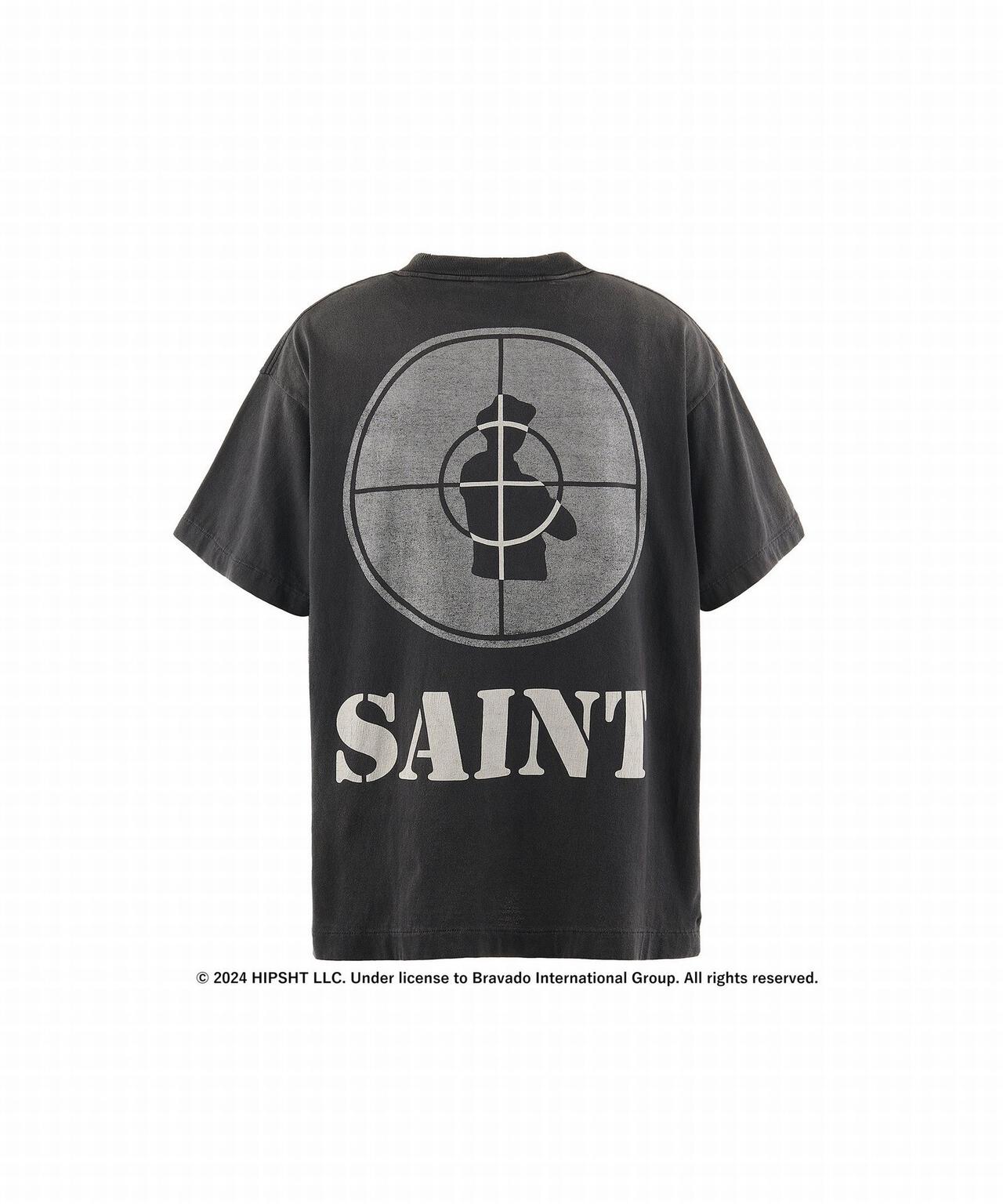 SAINT MICHAEL/セントマイケル/PE_SS TEE/SNT ENEMY/BLACK | ROYAL