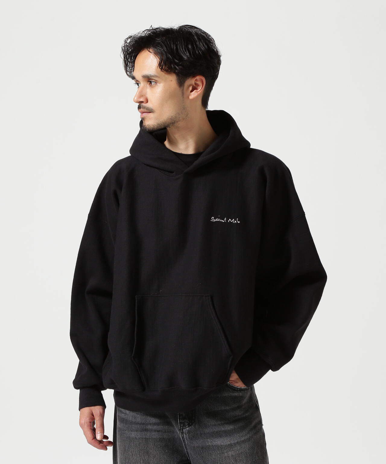 SAINT MICHAEL/セントマイケル/HOODIE/SAINT MX6/BLACK | ROYAL FLASH