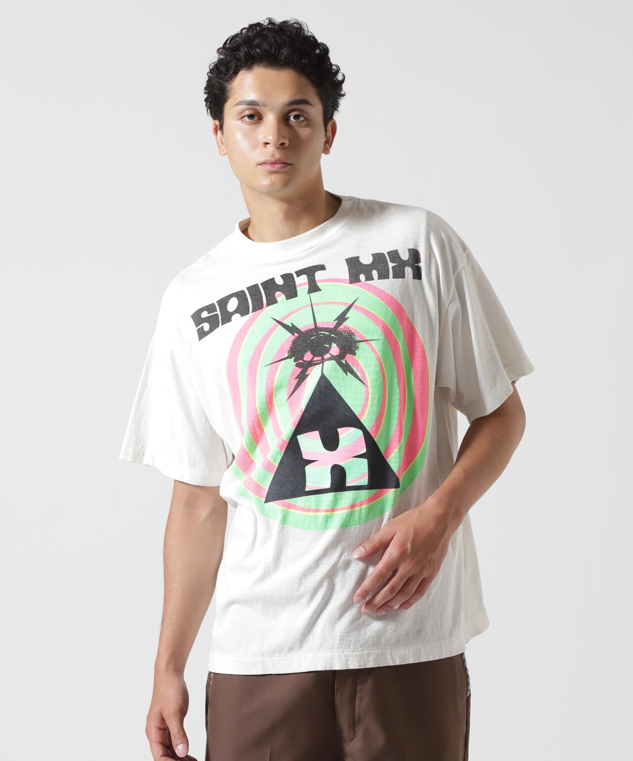 SAINT MICHAEL/セントマイケル/SAINT MX SS TEE WHITE | ROYAL FLASH