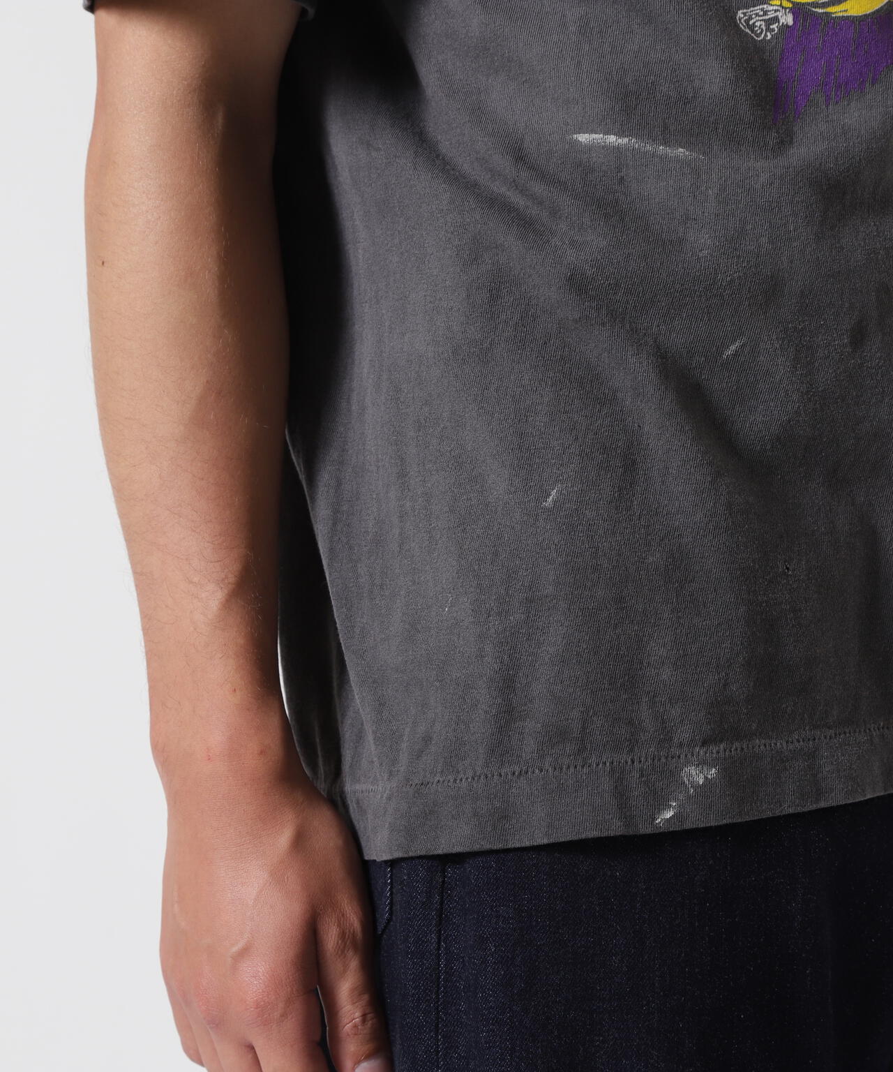 SAINT MICHAEL/セントマイケル/NH SS TEE STHD.HOOD BLACK | ROYAL