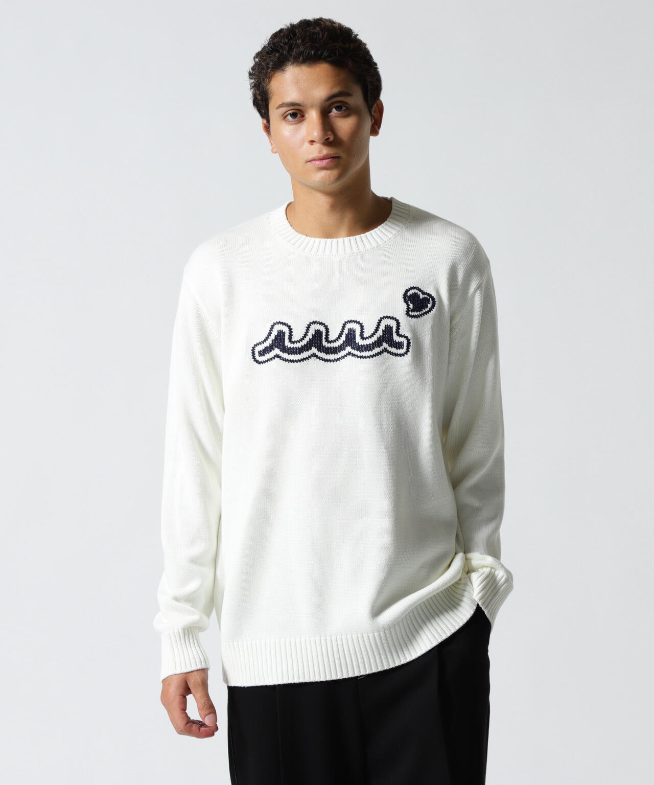 muta MARINE/ムータ マリン/別注 WAVE CREW KNIT | ROYAL FLASH