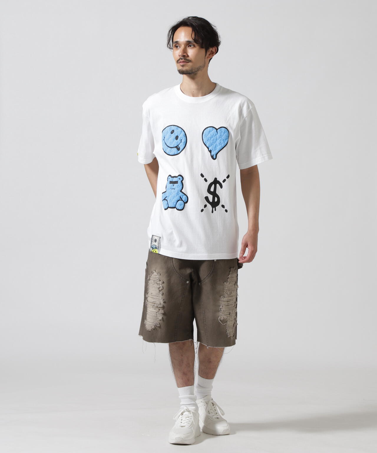 STUD MUFFIN/スタッドマフィン/4MOTIF SS TEE | ROYAL FLASH