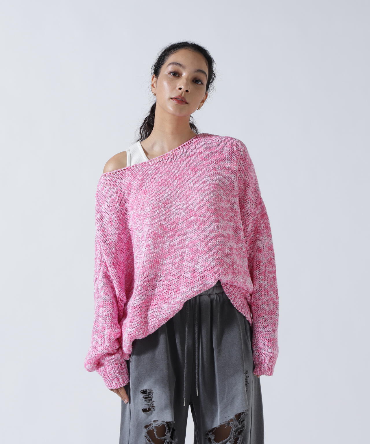 MITSUKI/ミツキ/サマーニットゆるトップス | ROYAL FLASH（ロイヤル