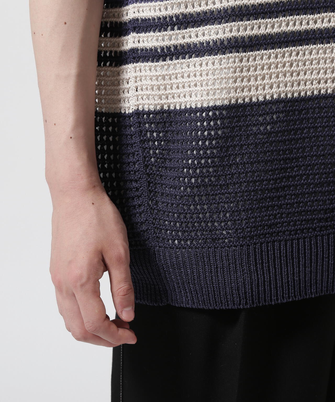 YOKE/ヨーク/BORDER MESH KNIT VEST | GARDEN（ガーデン） ｜【公式